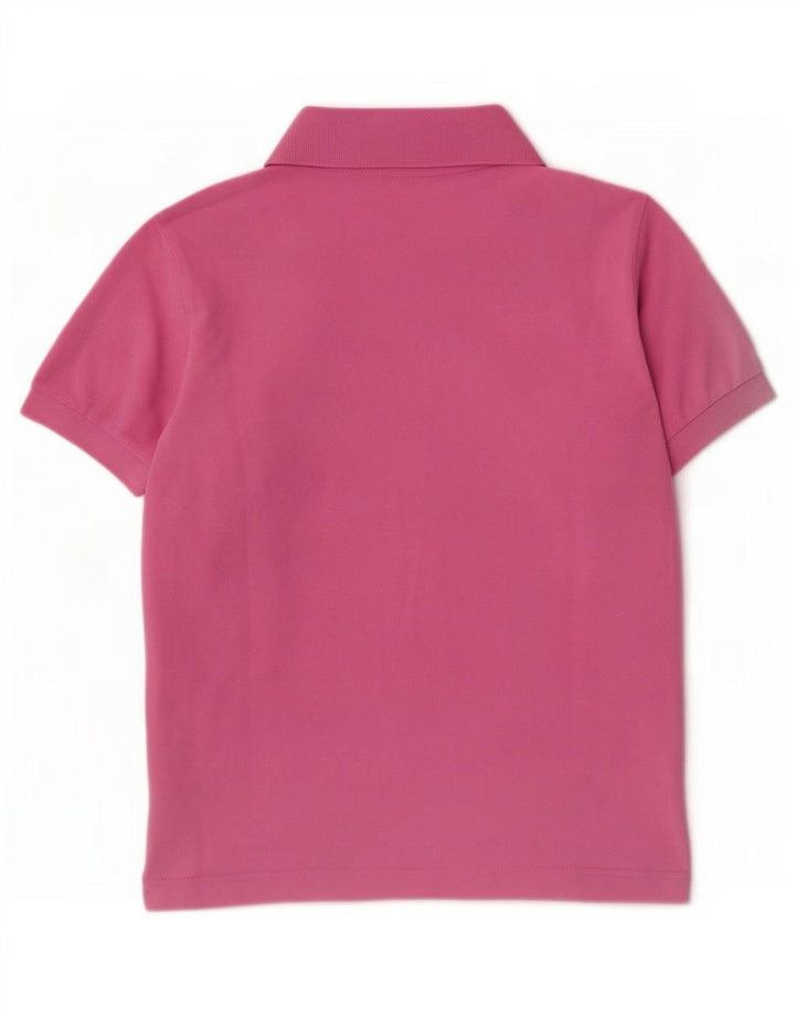 Kappa Dame Polo Shirt UK 10 Small Pink Bomuld