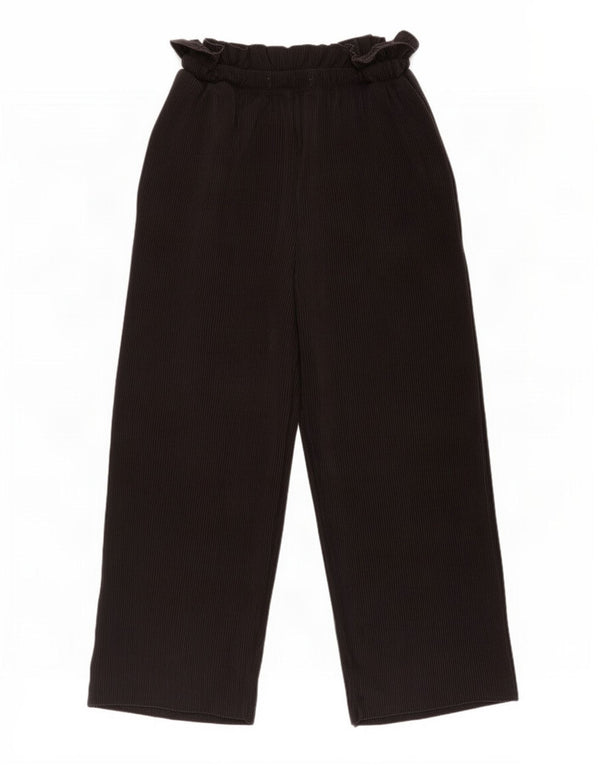 Topshop Damebukser med brede ben UK 6 XS W24 L24 Sort
