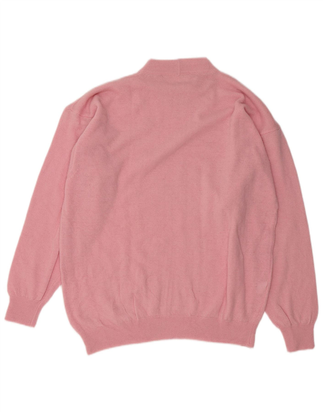 VINTAGE Dame sweater med rund hals DK 18 XL Pink