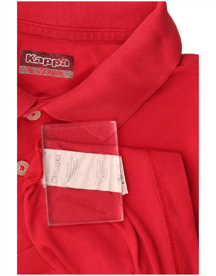 KAPPA Poloshirt til mænd XL Rød Bomuld