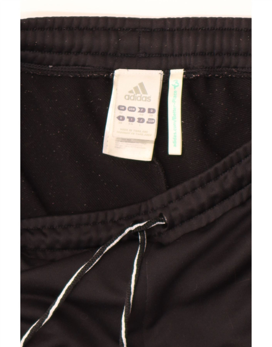 Adidas Træningsdragtsbukser til kvinder UK 12 Medium Sort Polyester
