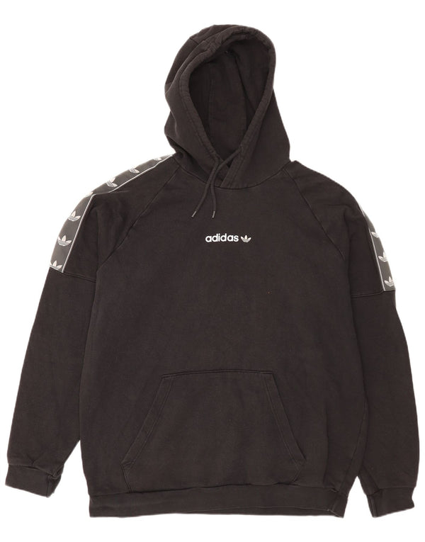 Adidas Grafisk hættetrøje til mænd XL sort bomuld
