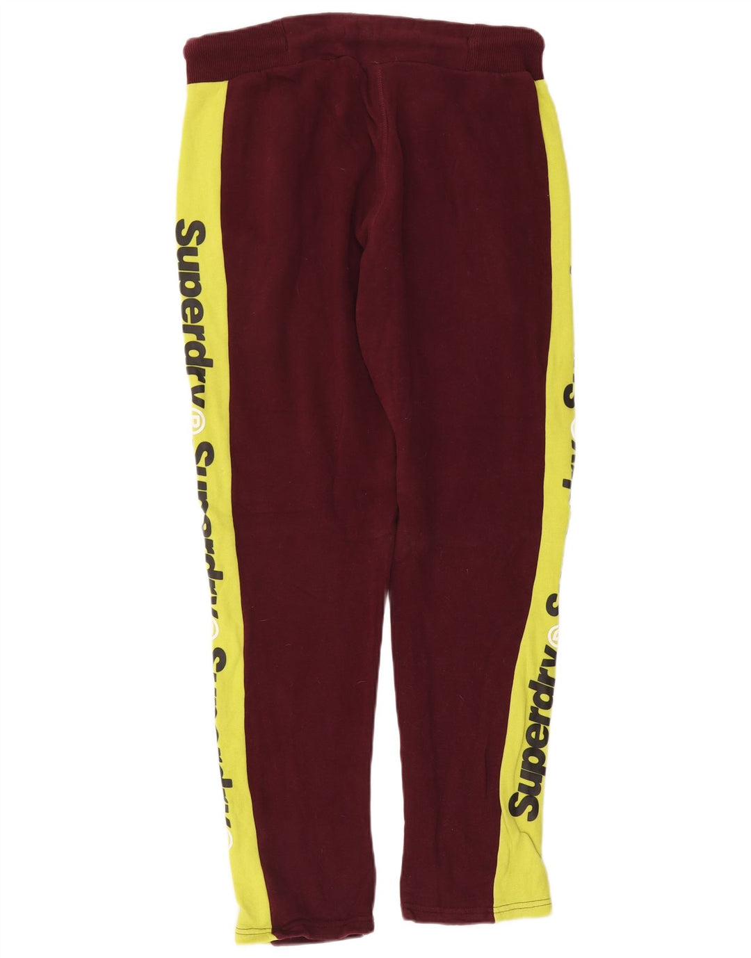 Superdry Herre grafiske træningsdragt bukser Medium Burgundy Colourblock