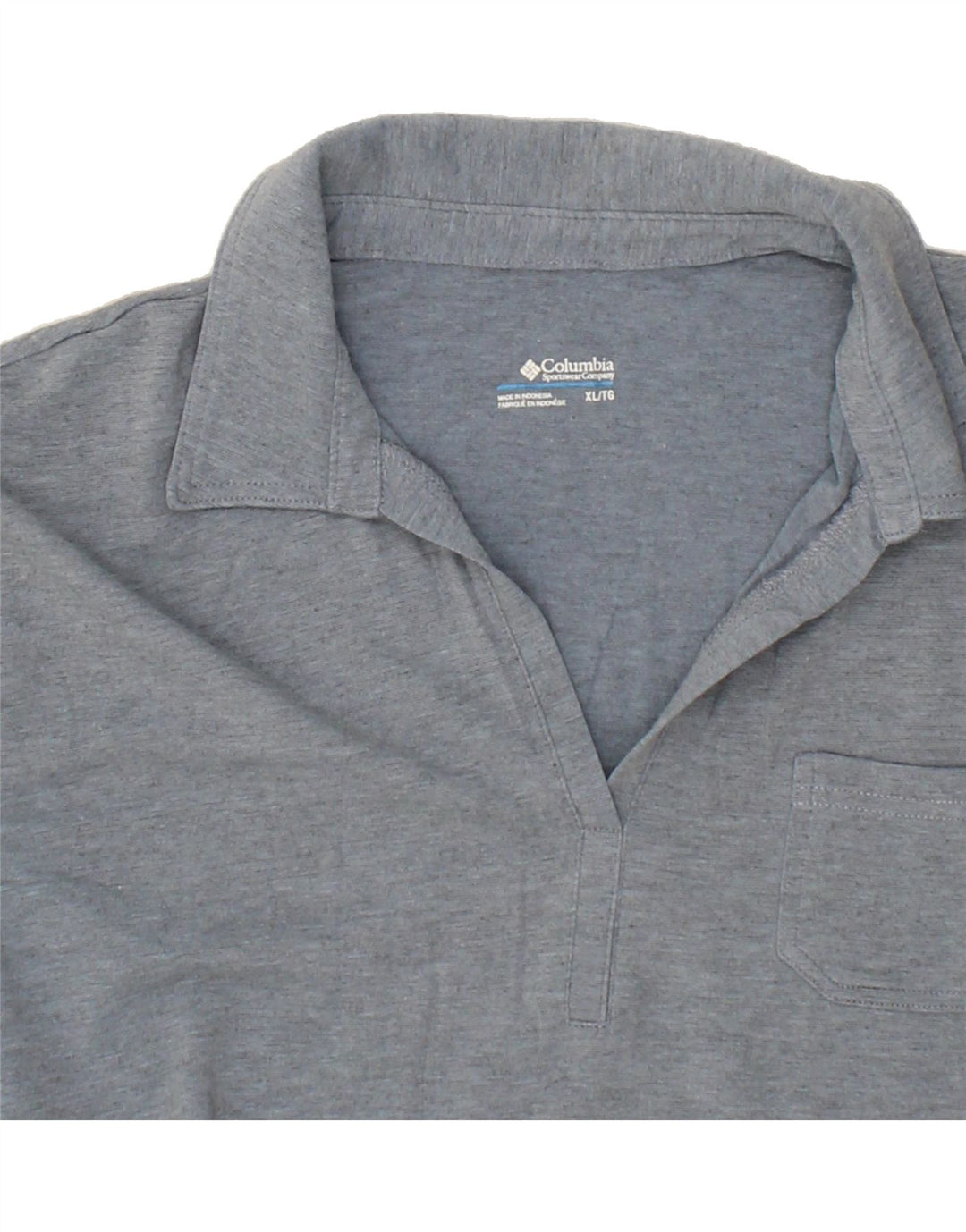 COLUMBIA Womens Polo Shirt UK 18 XL Blue Vintage Columbia and Second-Hand Columbia from Messina Hembry 