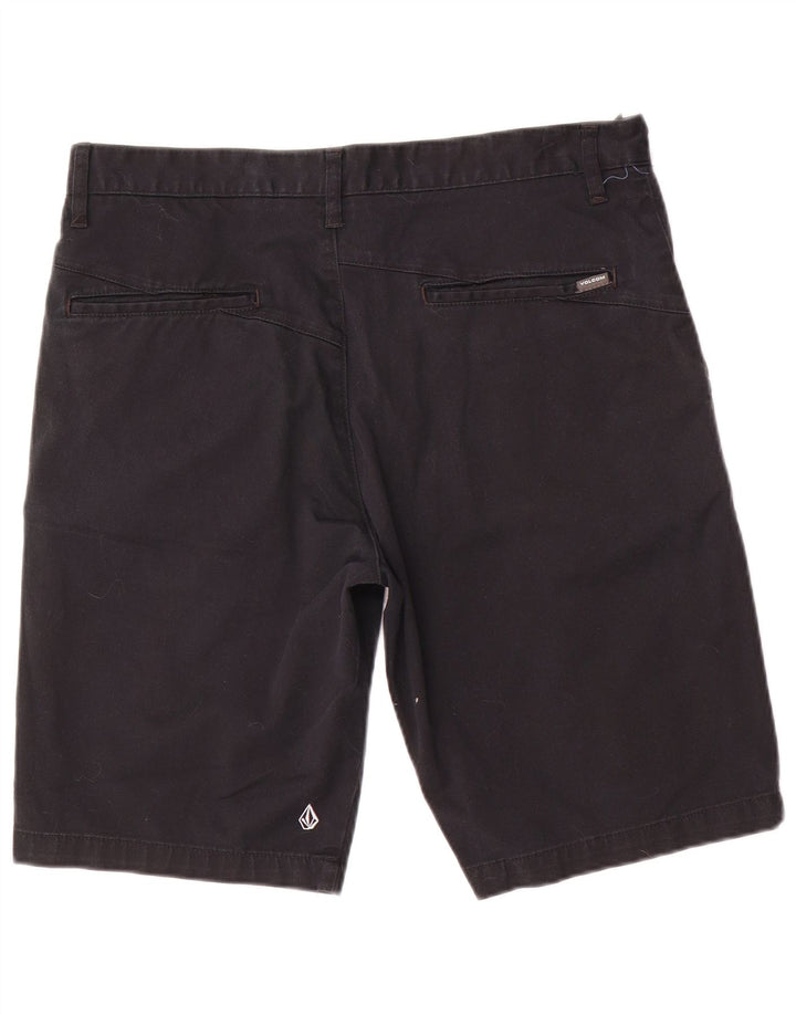 Volcom Herre Chino Shorts W34 Large Black Bomuld
