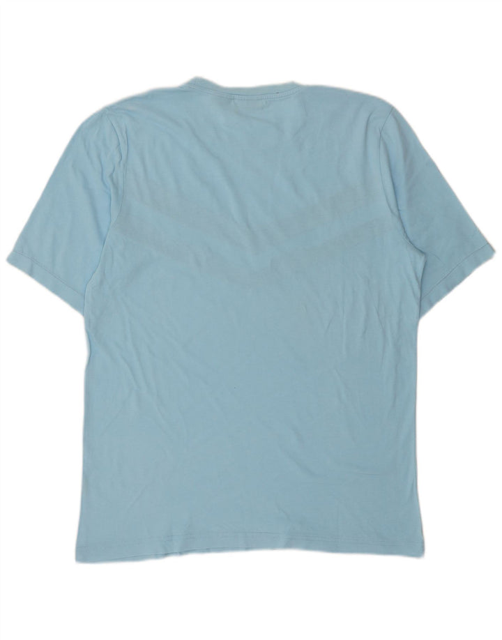 Fila Herre T-Shirt Top Medium Blue Colourblock