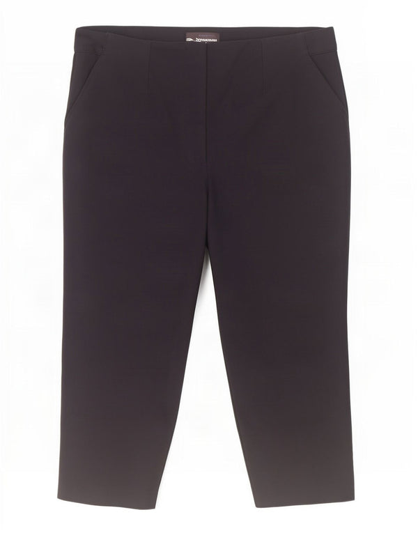 Marks & Spencer Dame Capri Bukser med høj talje UK 18 XL W36 L22 Marineblå