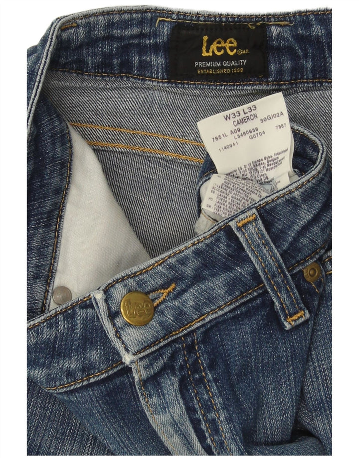 Lee Herre Cameron Bootcut Jeans W33 L33 Blå Bomuld