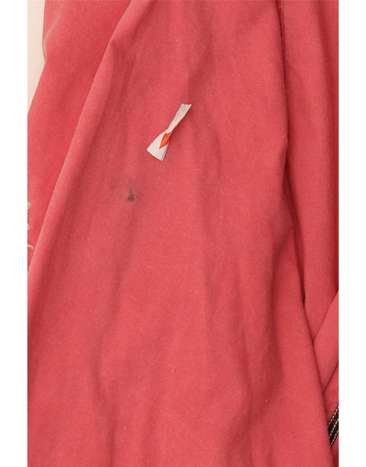Vintage oversize bomberjakke til kvinder IT 44 Medium Pink Bomuld