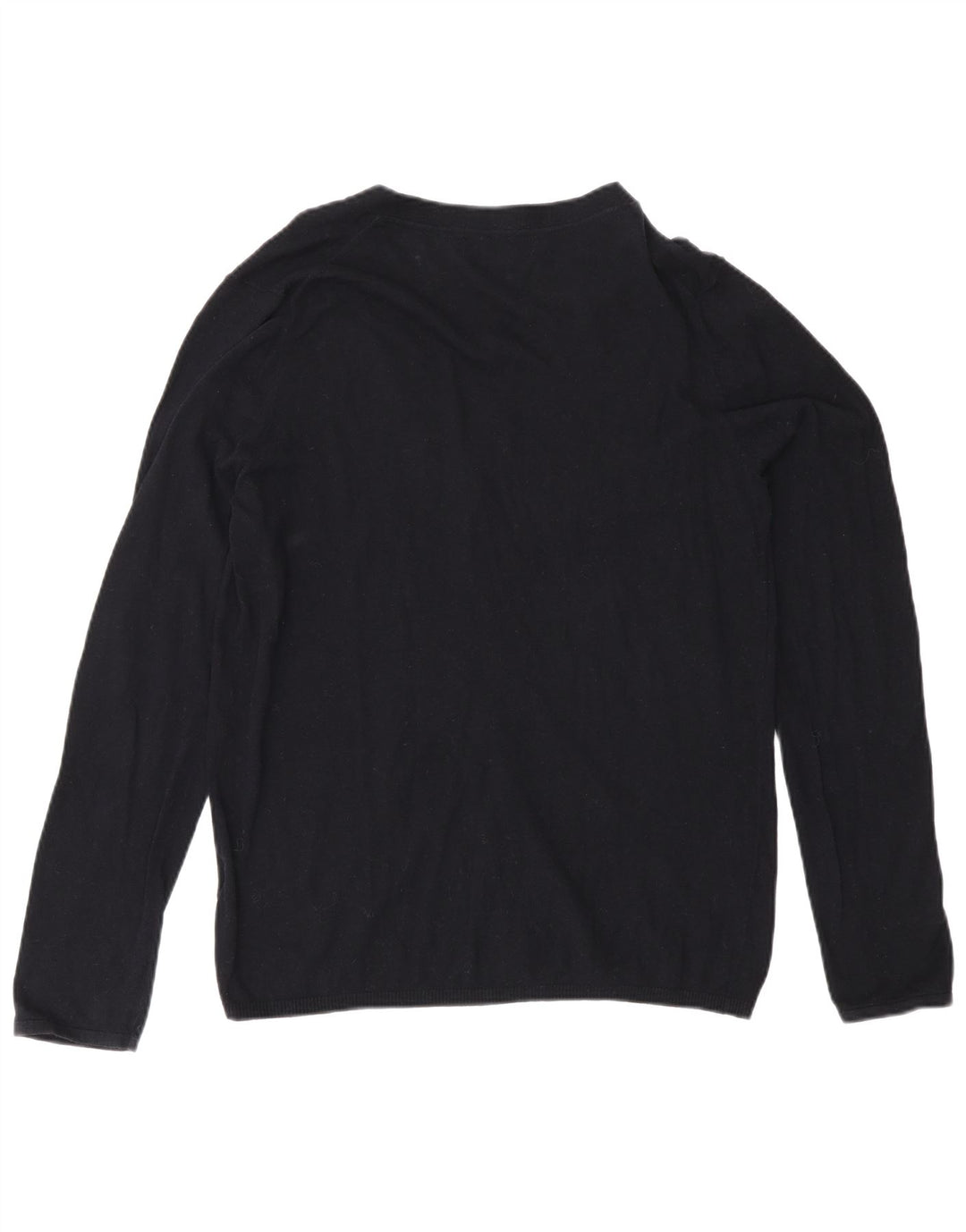 Reiss herre cardigan sweater lille sort bomuld