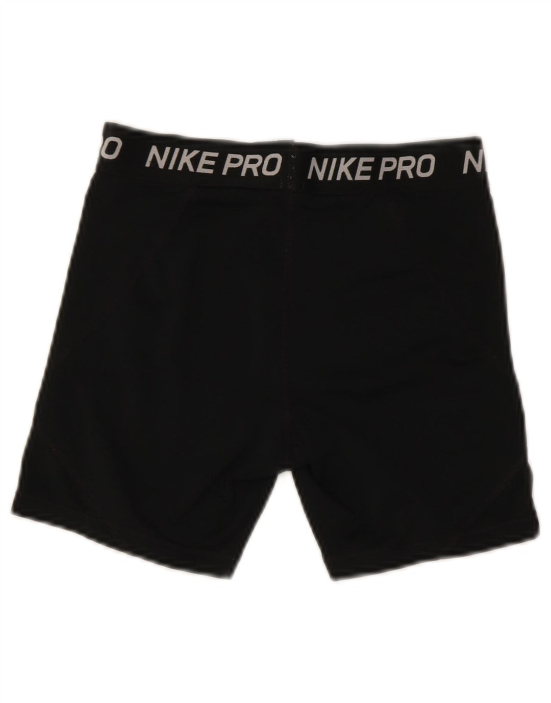 Nike Dame Dri Fit grafiske sportsshorts UK 10 Small Black Polyester