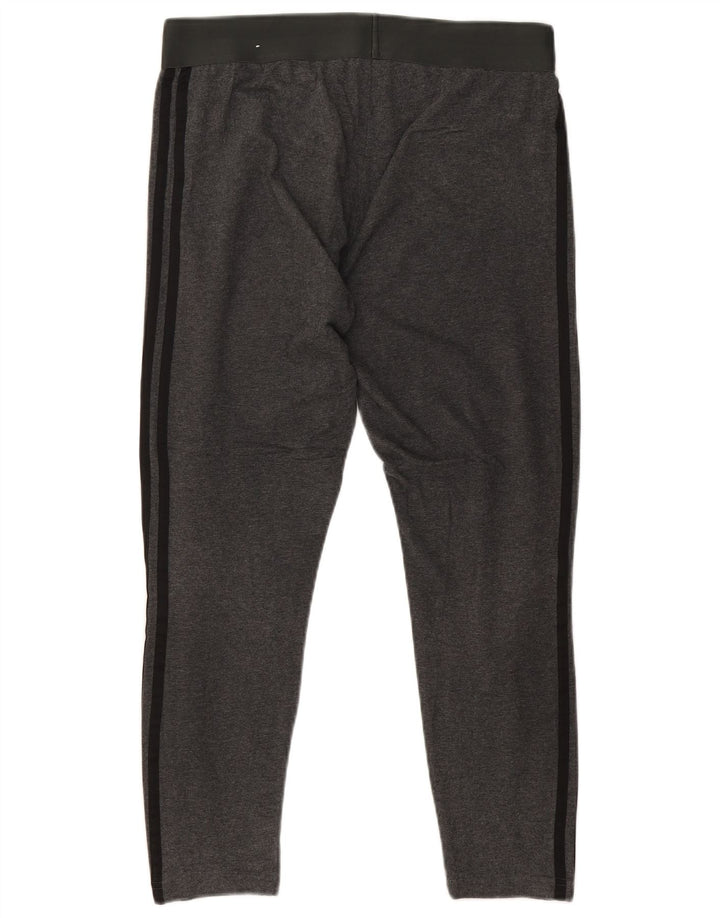 Adidas Dame Leggings UK 16/18 Stor Grå Bomuld