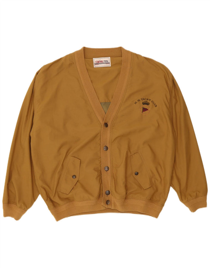 Central Park Herre Bomber Jacket UK 44 2XL Brun Polyamid Sports