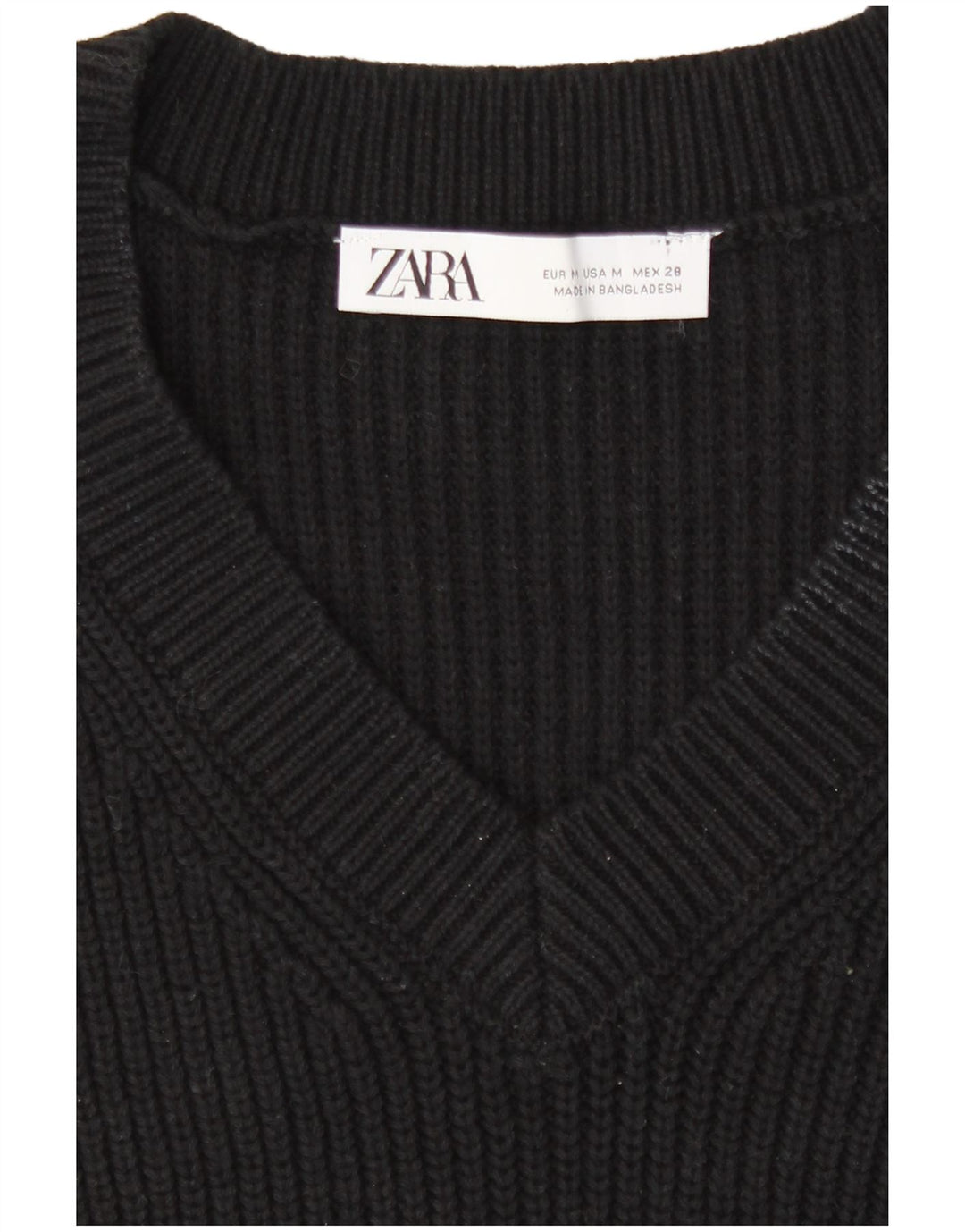 Zara Dame Vest Tank Top UK 14 Medium Sort