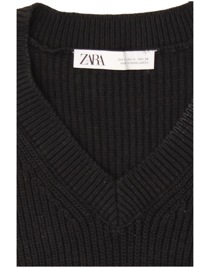 Zara Dame Vest Tank Top UK 14 Medium Sort