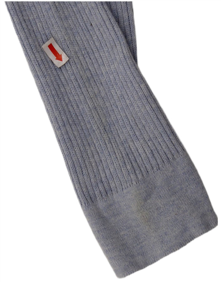 WHITE STUFF Womens Crew Neck Jumper Sweater UK 10 Small Blue Viscose