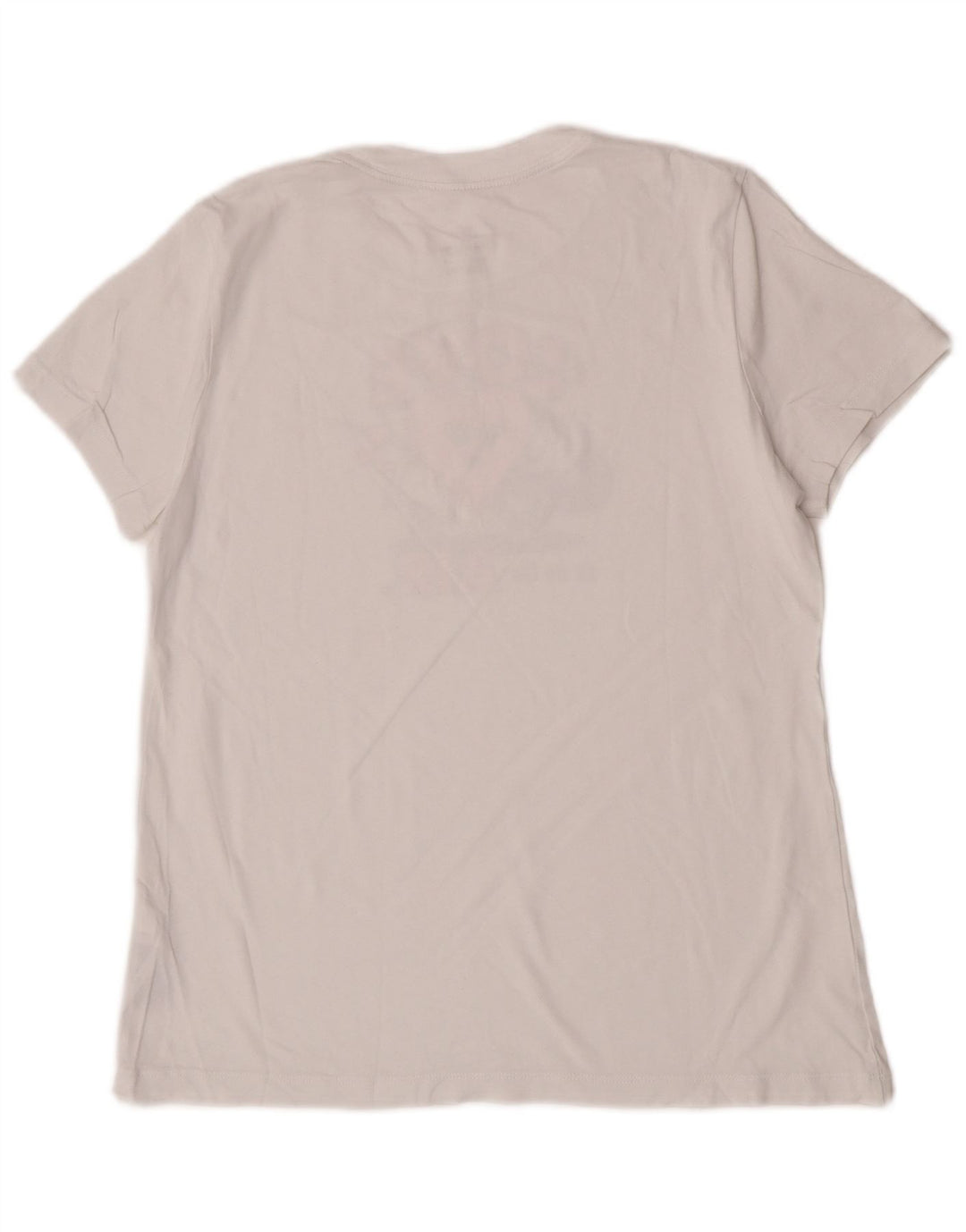 Nike Grafisk T-Shirt Top UK 14 Medium Hvid Bomuld