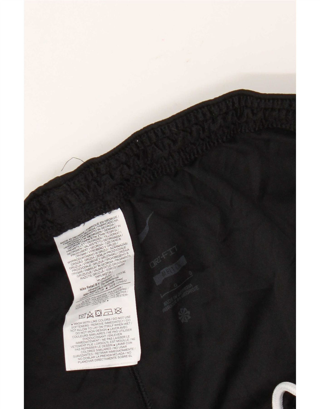 Nike Herre Dri Fit Slim Sportshorts Large Sort Polyester