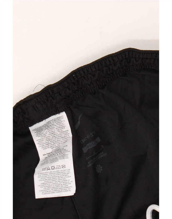 Nike Herre Dri Fit Slim Sportshorts Large Sort Polyester
