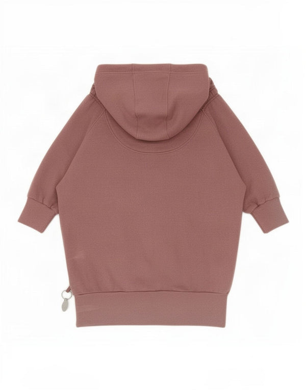 Adidas Kortærmet Oversized Hoodie Jumper UK 14 Medium Brun