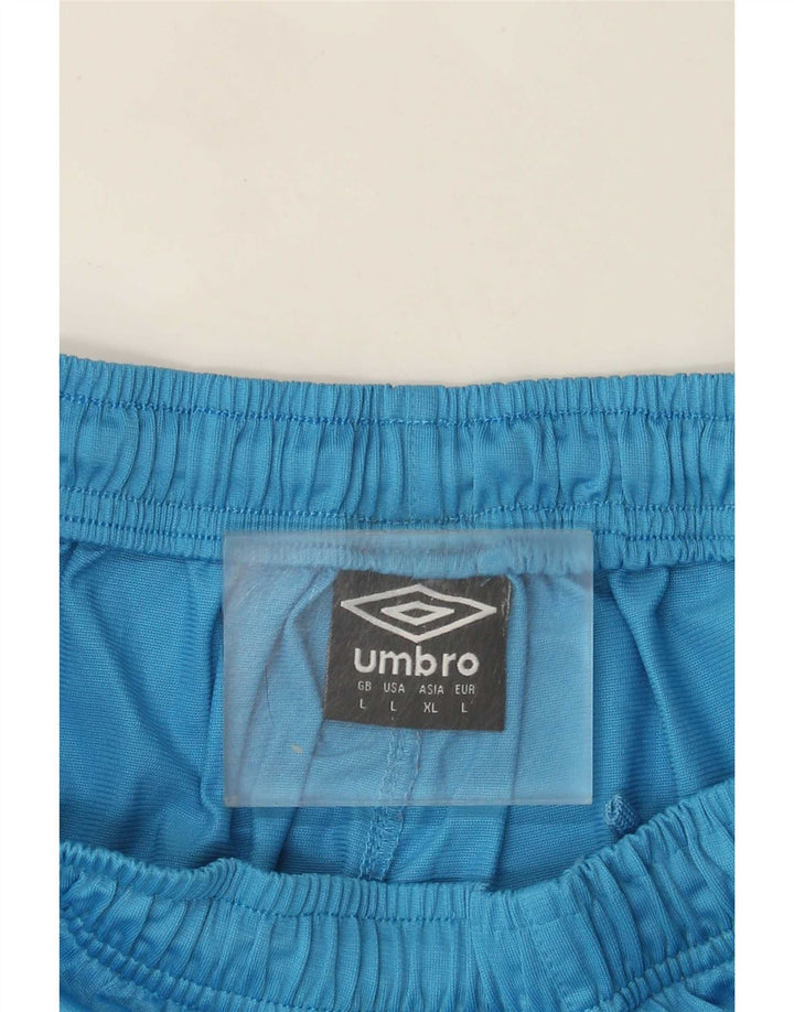 Umbro Herre Sportshorts Large Blue Colourblock