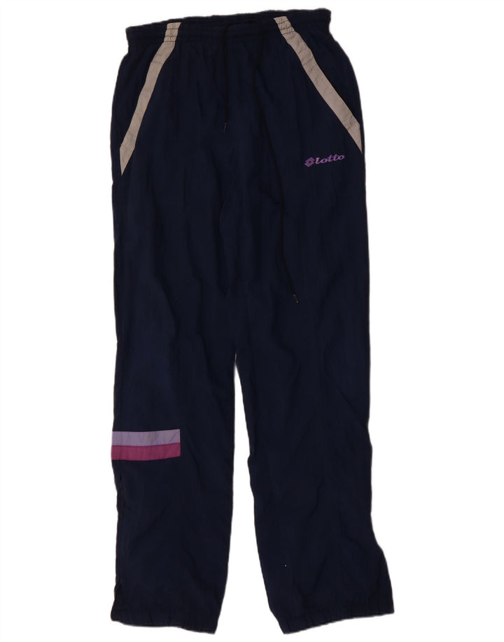 LOTTO Træningsdragt bukser til mænd Small Navy Blue Colourblock Polyester