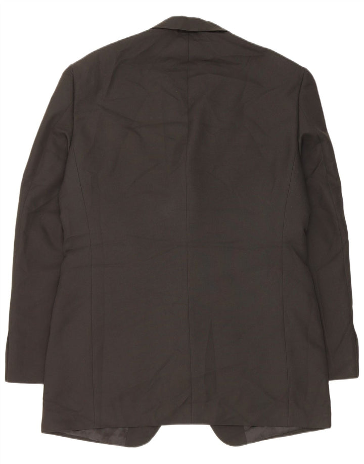 Marks & Spencer Herre lang 3-knaps blazerjakke UK 40 Medium Sort