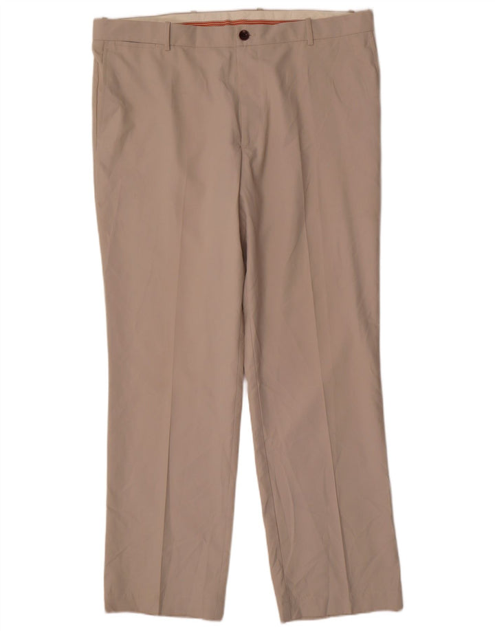 Dockers Straight Chino Bukser til mænd W40 L32 Beige Polyester