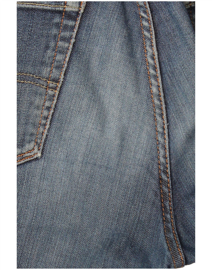 Levi's Herre 504 Straight Jeans W32 L34 Marineblå Bomuld