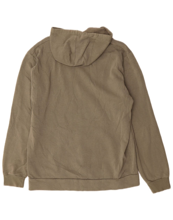 Adidas Grafisk hættetrøje til mænd Medium Khaki Bomuld