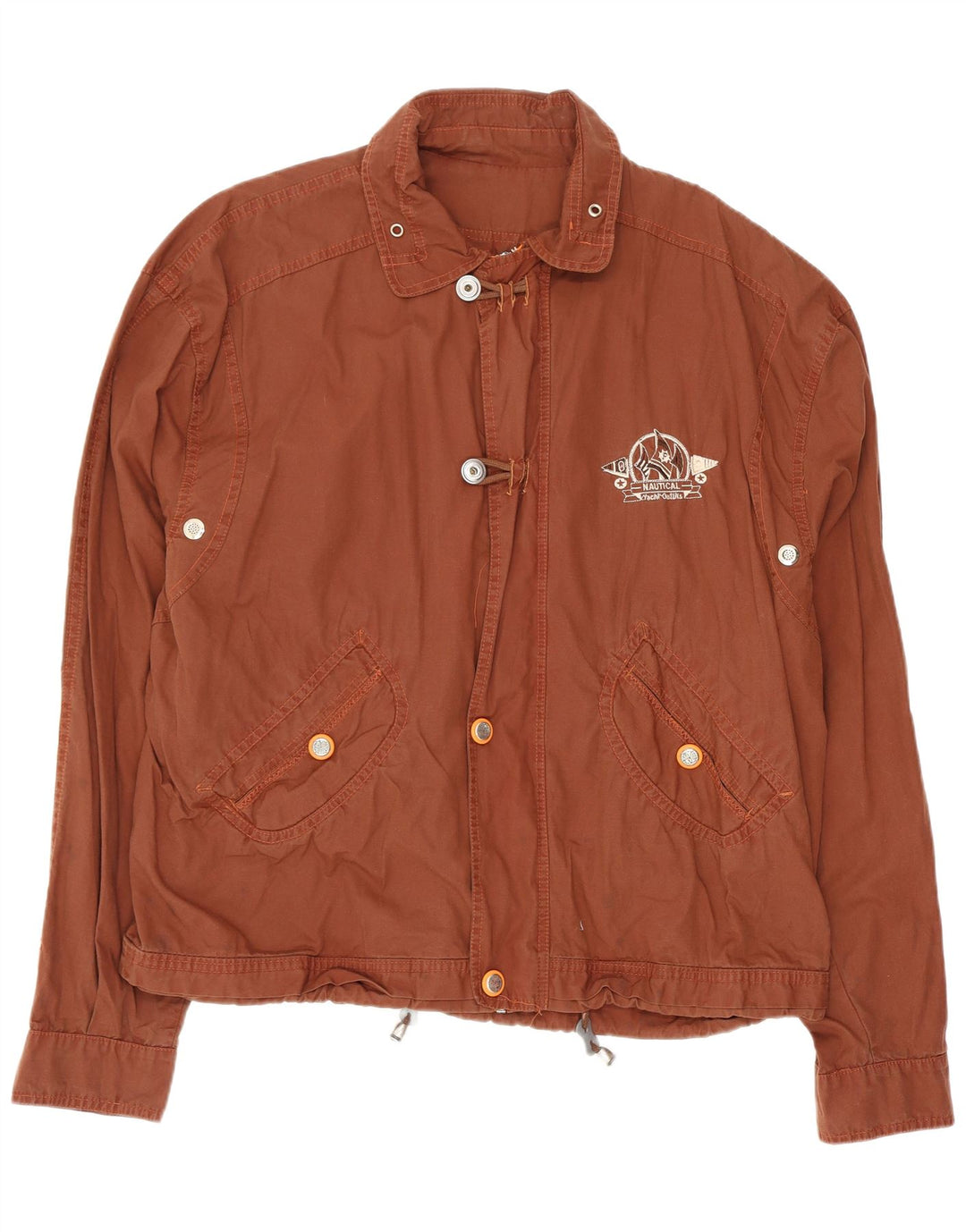 Vintage Herre Yachting Utility Jacket UK 40 Large Brown
