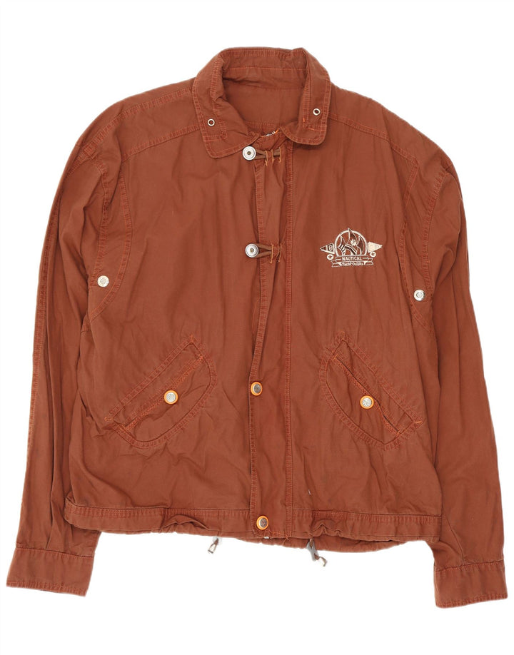 Vintage Herre Yachting Utility Jacket UK 40 Large Brown