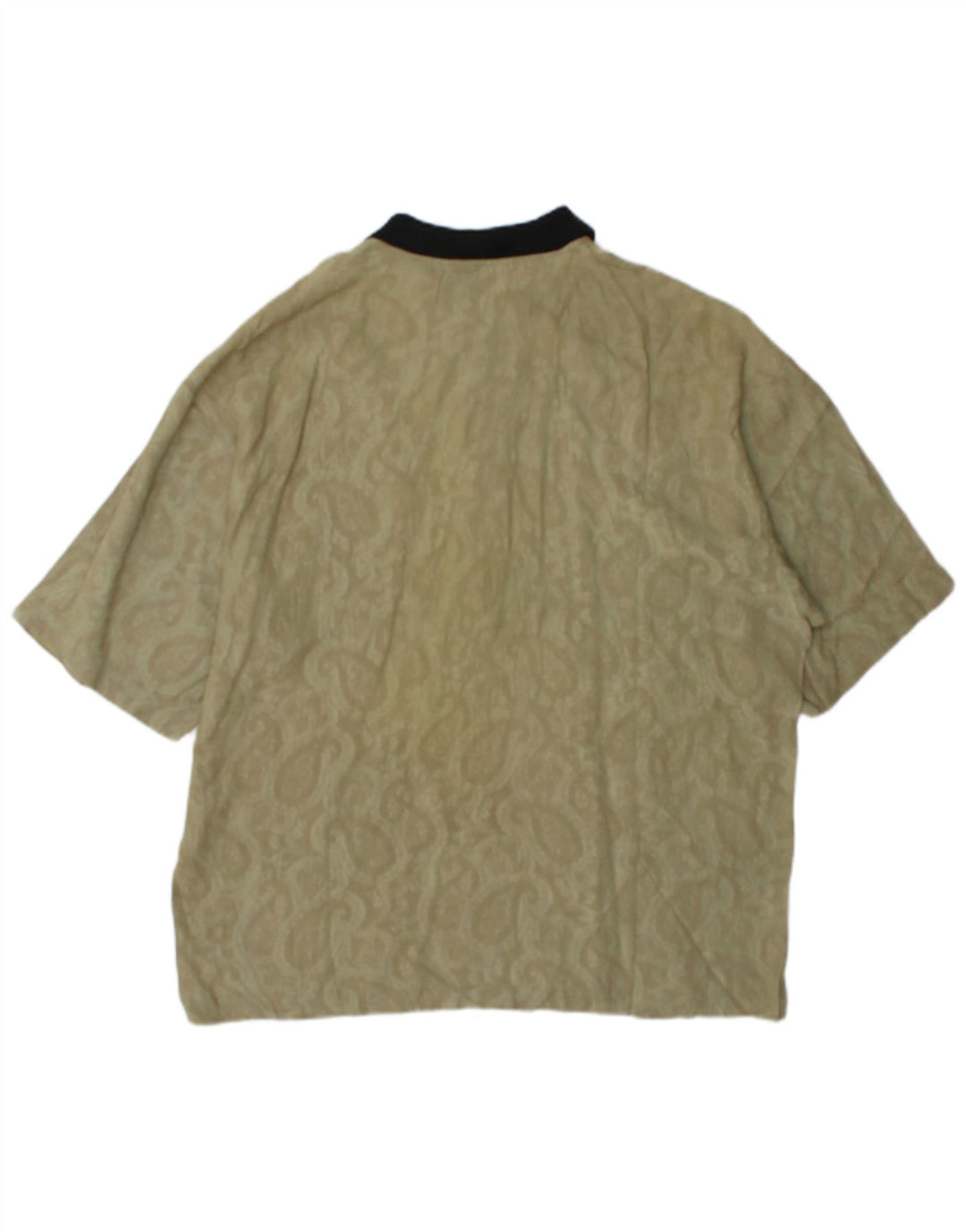 Silenzio Polo Shirt til mænd Small Khaki Paisley