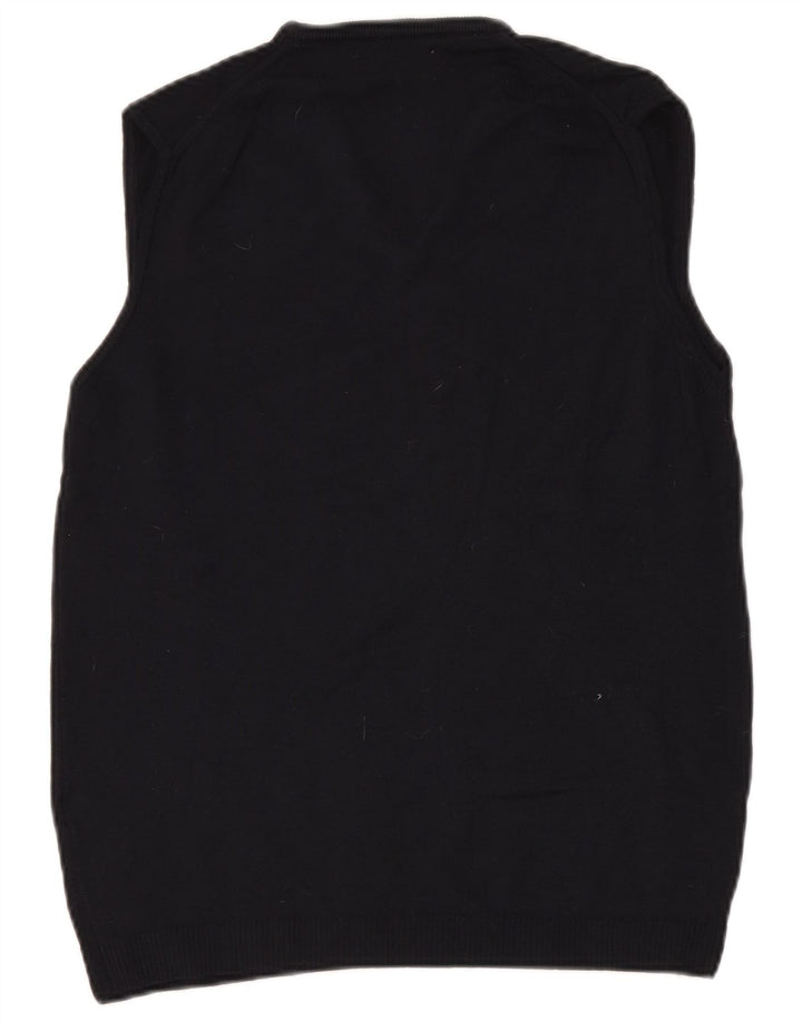 ZARA Vest Tank Top Stor Marineblå Uld