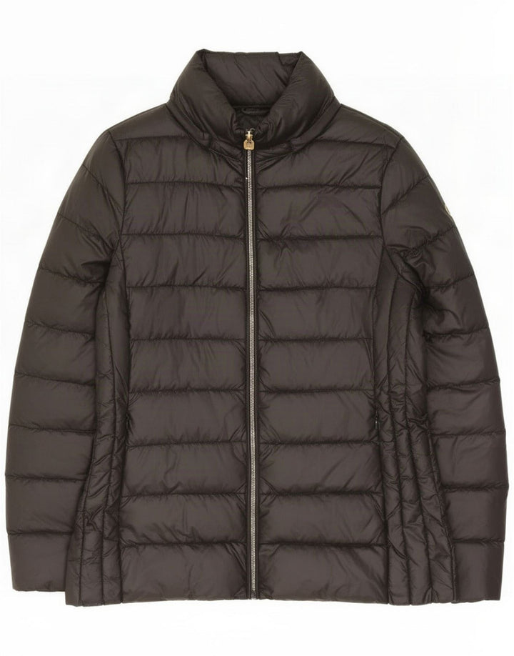 Michael Kors polstret jakke til kvinder UK 14 Medium Black Nylon