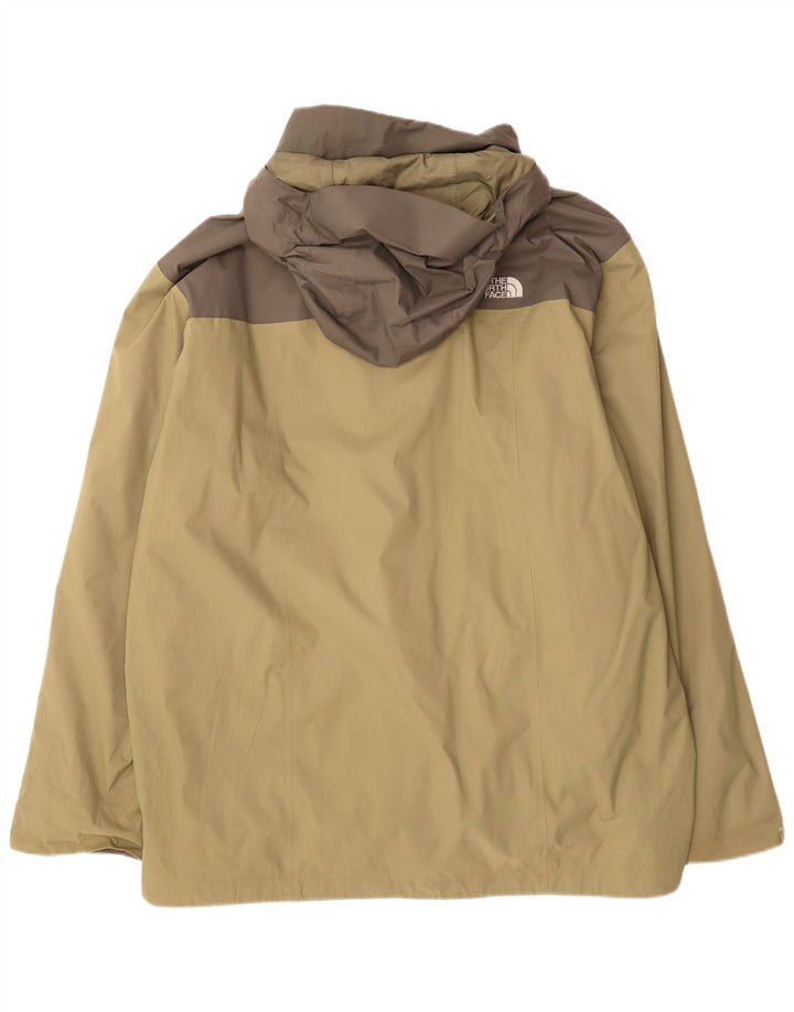 THE NORTH FACE Herre Hættevindjakke UK 46 3XL Khaki Colourblock