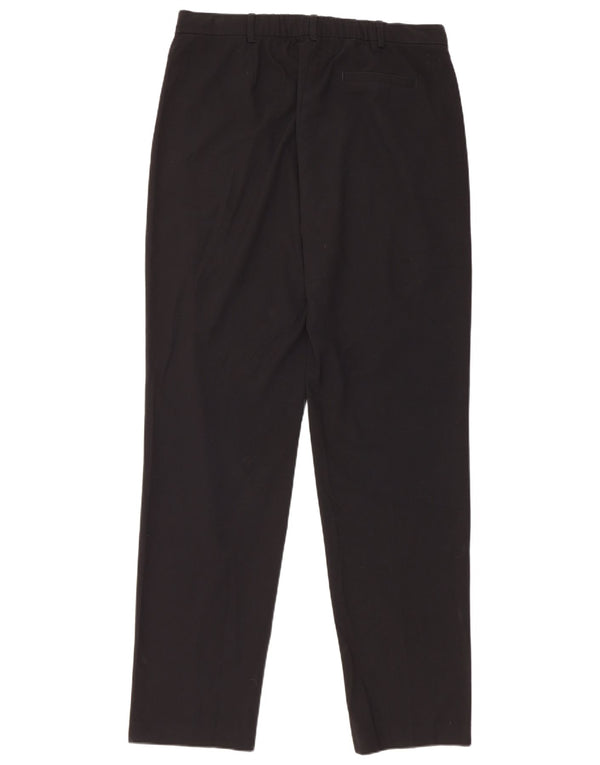 Marks & Spencer kvinders højtaljede chinobukser UK 14 Large W34 L32 Black
