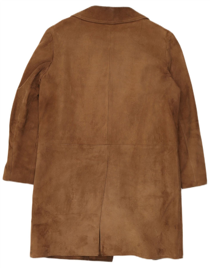 VINTAGE Sherpa ruskindsfrakke til kvinder EU 38 Medium Beige