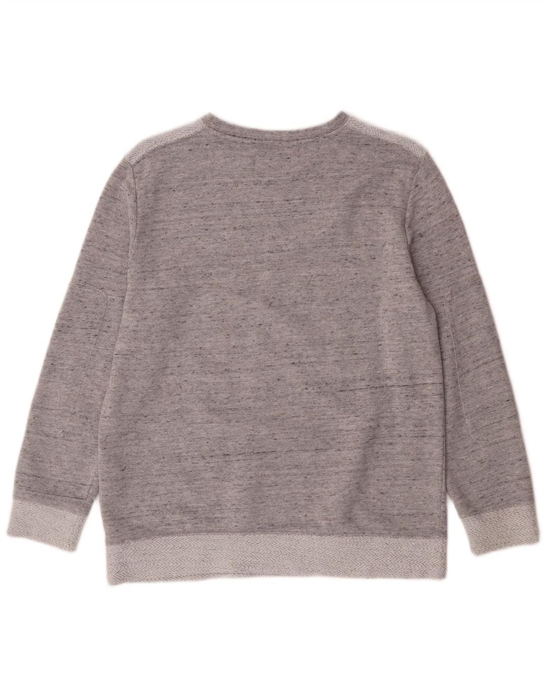 ZARA Boys Sweatshirt Jumper 11-12 Years Grey Flecked Cotton