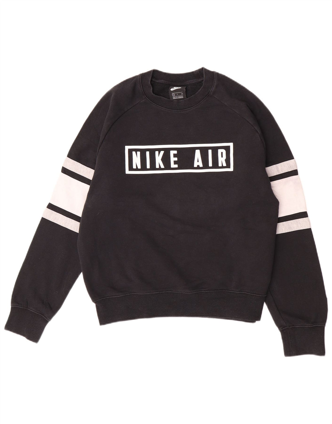 Nike Herre Grafisk Loose Fit Sweatshirt Jumper Small Black Colourblock