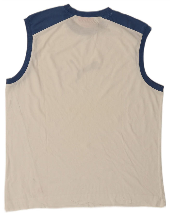 PUMA Herre grafisk vest Top XL Hvid Colourblock