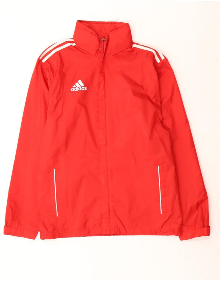 Adidas Herre Windbreaker Jacket Lille Rød Nylon