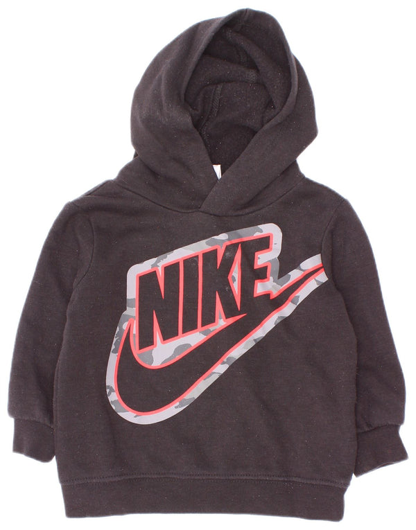 Nike Baby Boys grafisk hættetrøje 9-12 måneder Sort bomuld