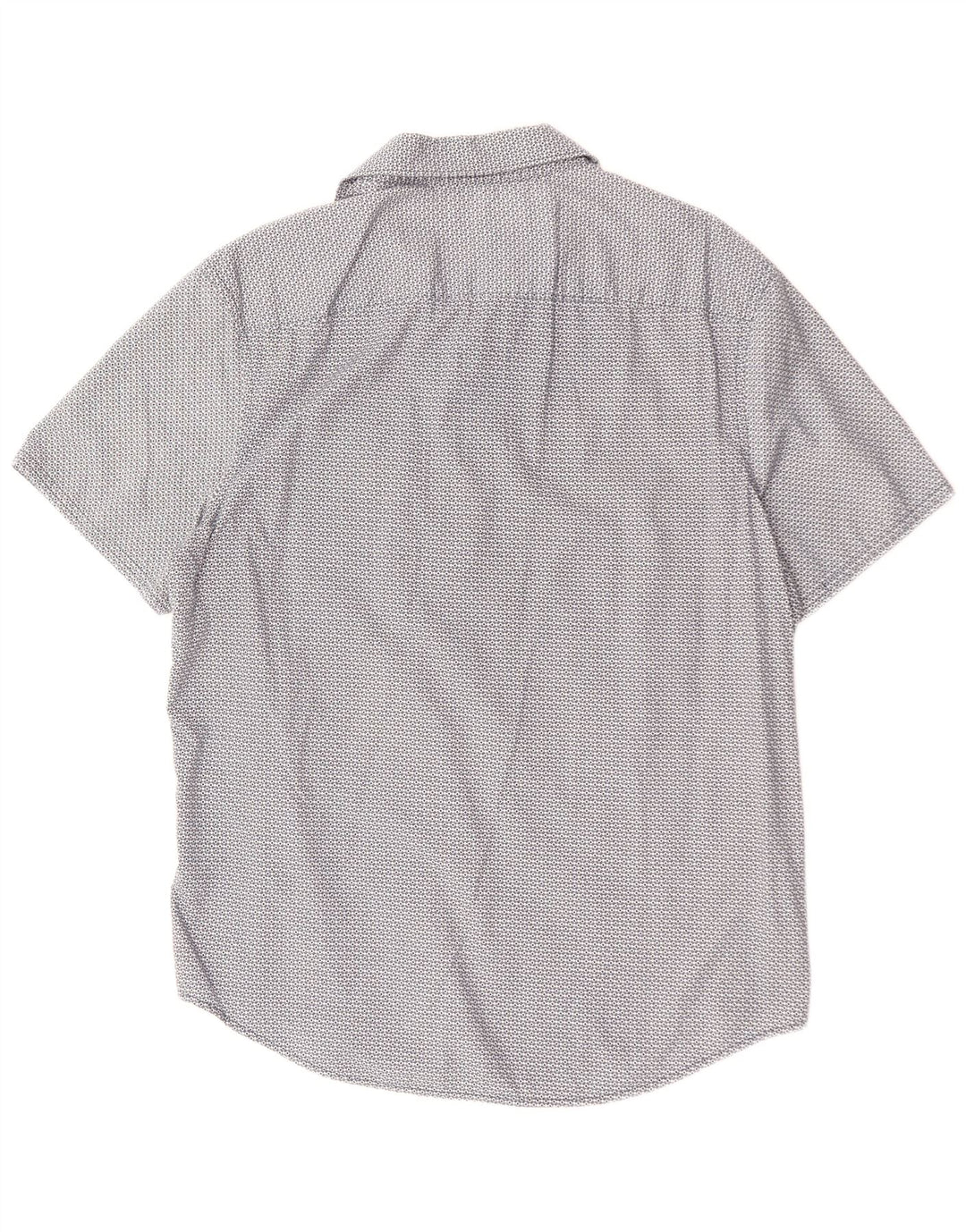 PENGUIN Heritage Slim Fit Kortærmet Skjorte Stor Blå Geometrisk