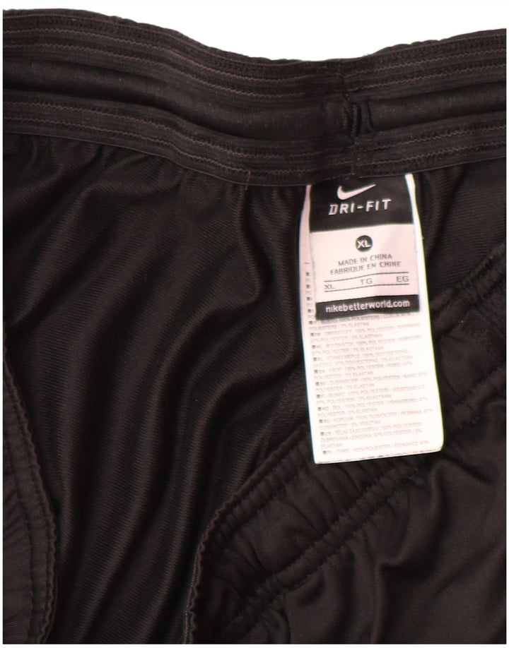 Nike Herre Dri Fit træningsdragt bukser XL sort polyester