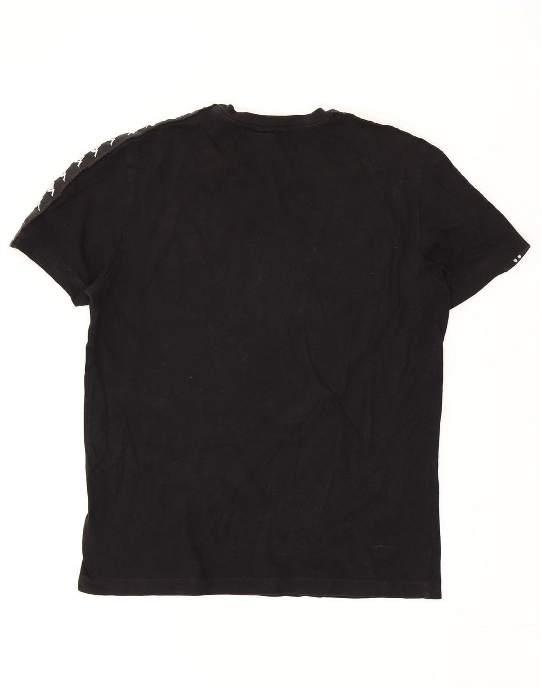 Kappa Herre Grafisk T-Shirt Top Medium Sort