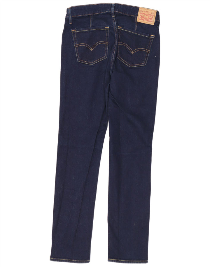 Levi's Dame 712 Slim Jeans W26 L28 Marineblå Bomuld