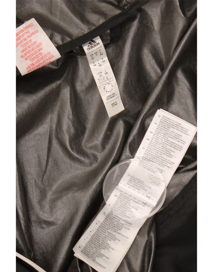 ADIDAS hættejakke til drenge 9-10 år sort polyester