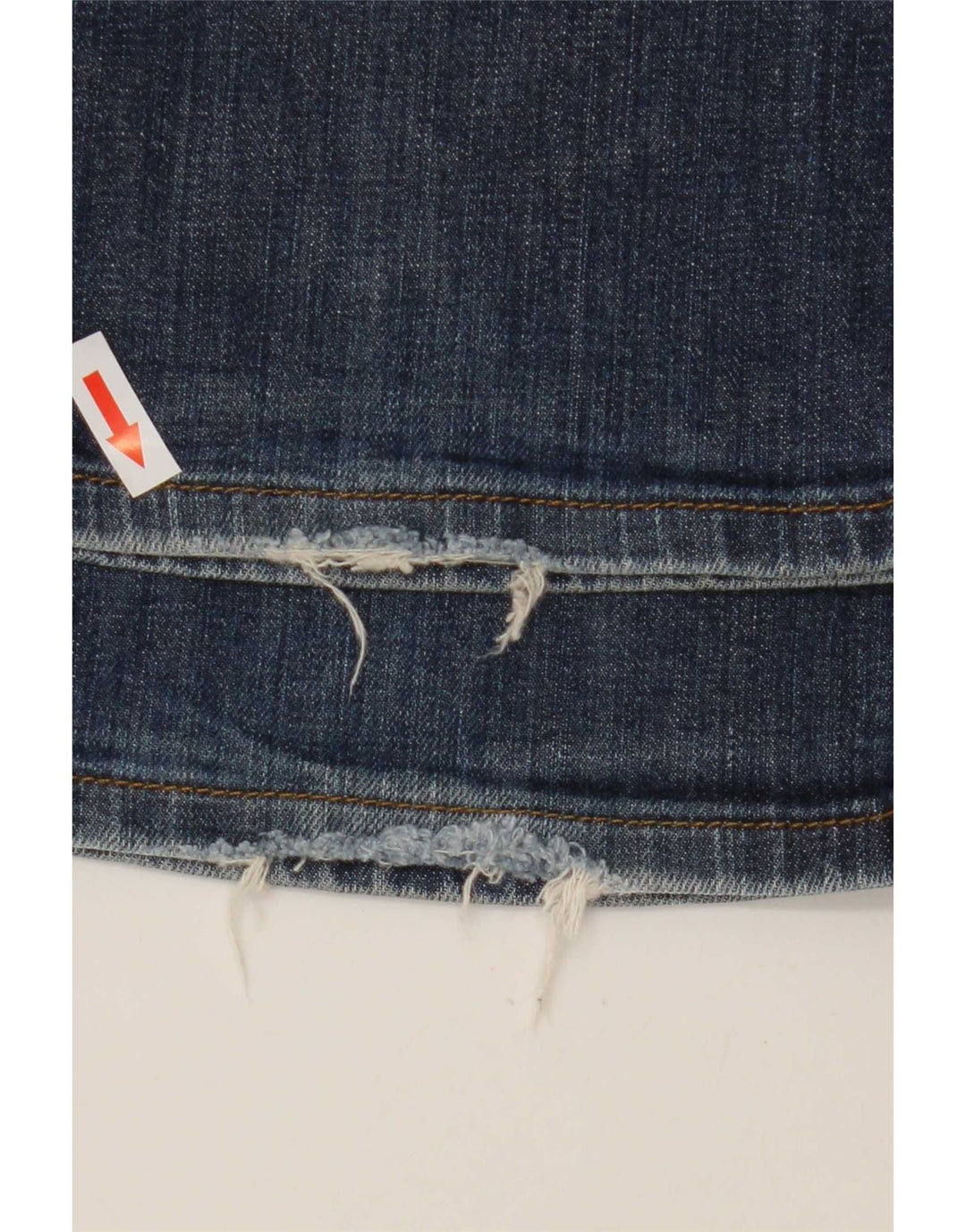 Levi's Dame 627 Straight Jeans W28 L30 Blå Bomuld