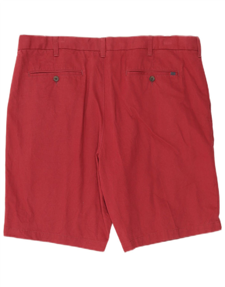 Marks & Spencer Herre Chino Shorts W42 2XL Rød Bomuld